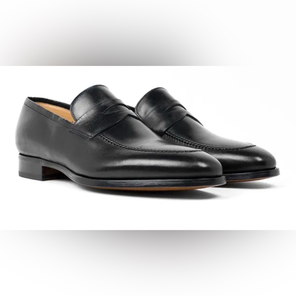 Jack Erwin Abe Penny Loafer Leather Black Size EU 40